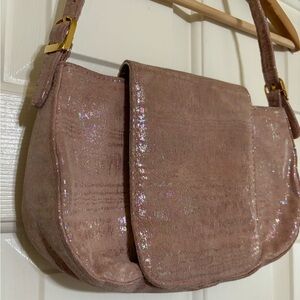 J. Renee Vintage 80s Pink Iridescent Women's Handbag Purse EXC COND